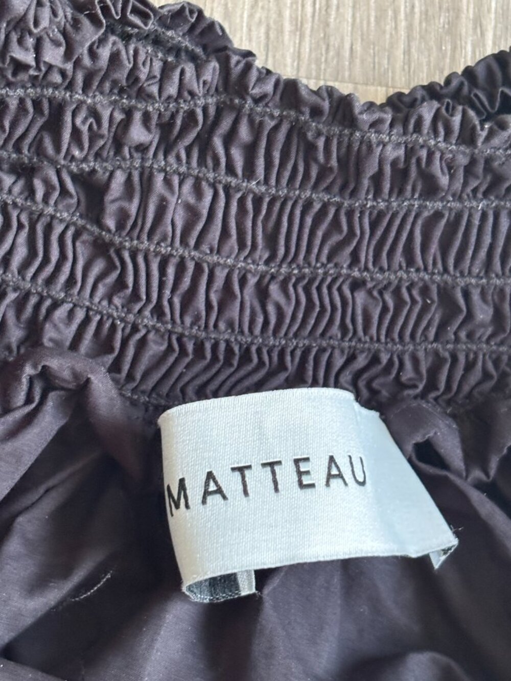 Matteau Drawstring Halter Mini Dress US6 - Picture 6 of 8